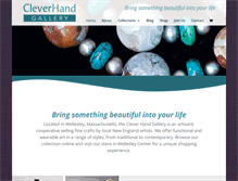 Tablet Screenshot of cleverhandgallery.com